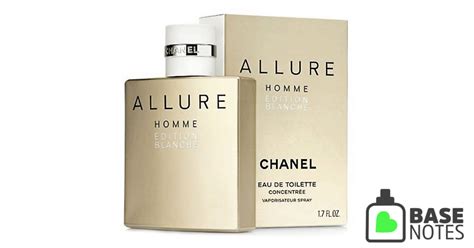 chanel allure edition blanche basenotes|chanel allure homme notes.